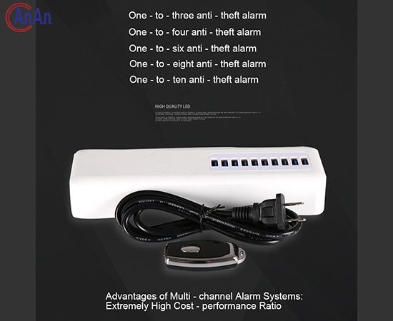 8ports Cell Phone Anti-theft Display Alarm System