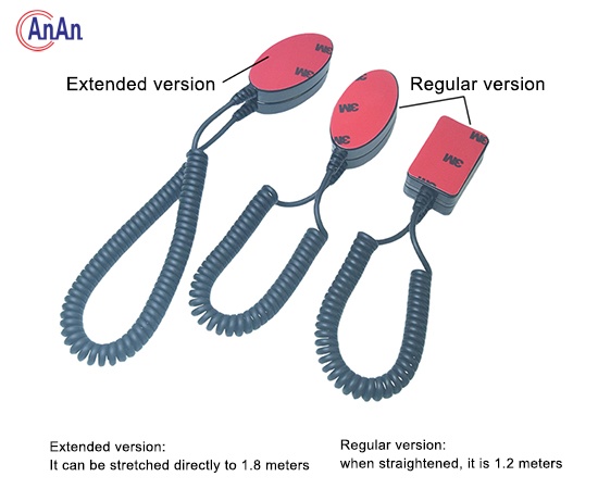180CM Long Cable Spring Anti-lost
